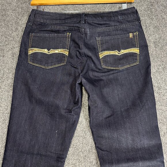 Buffalo Jeans Womens 3 Jarah Mid Rise Stretch Skinny Dark Wash Cotton Spandex - Picture 8 of 9